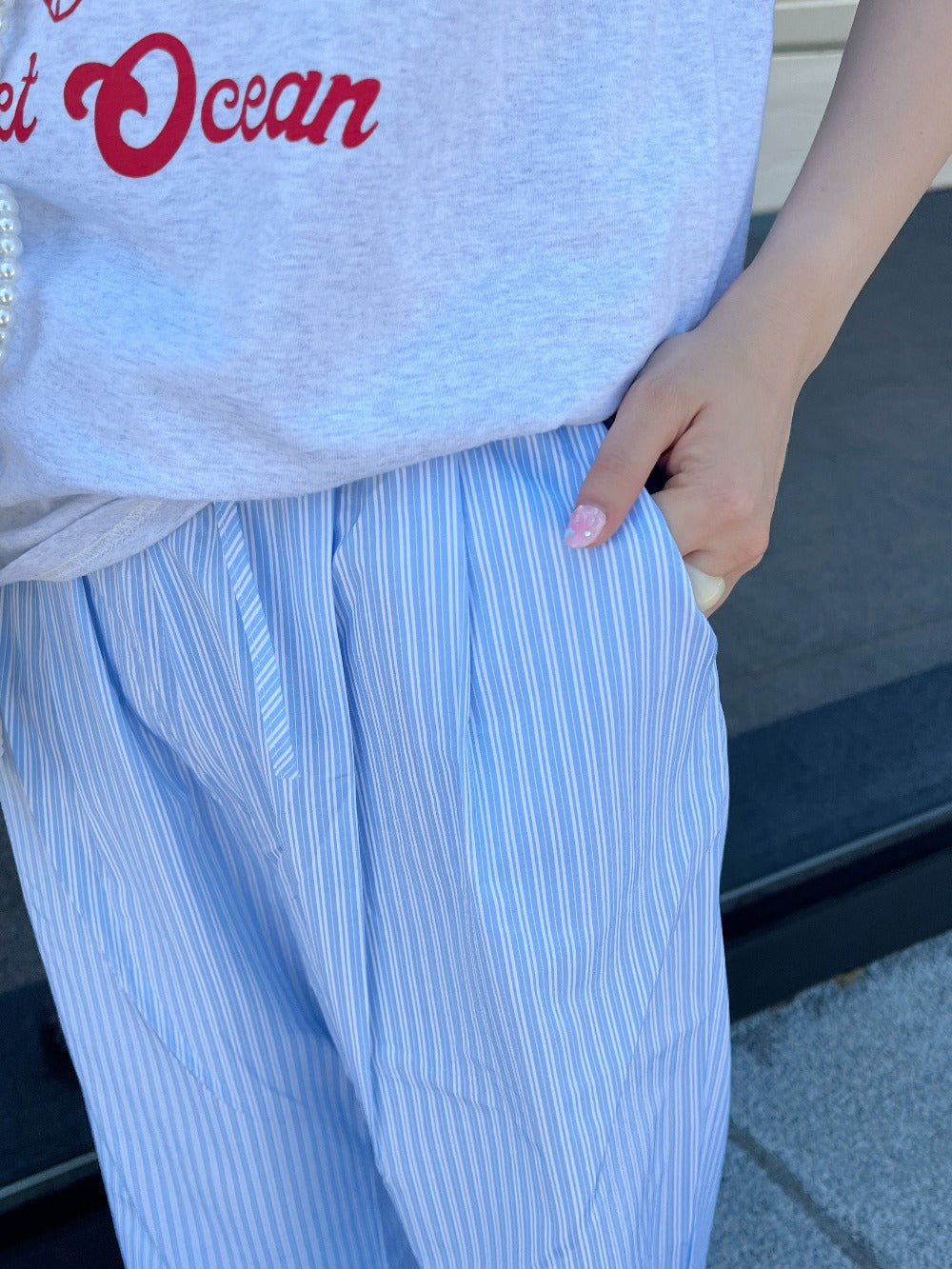 <SL2242612> ストライプパンツ