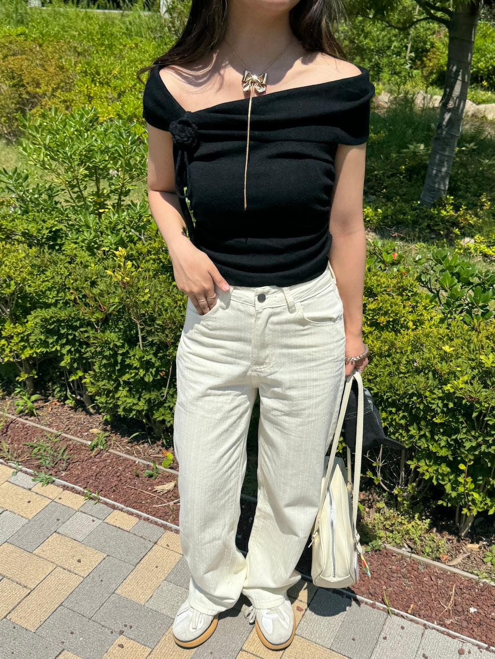 <SL2242648> stripe color pants