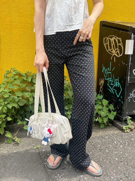 <SL2242647> dot denim pants