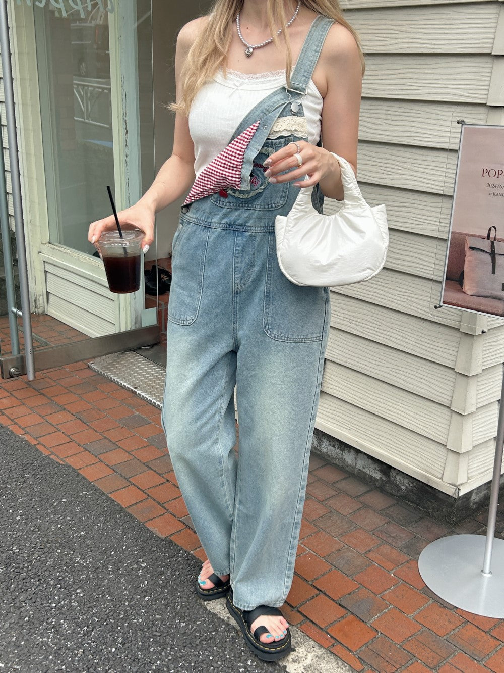 <SL2242644> ハートポケットサロペット