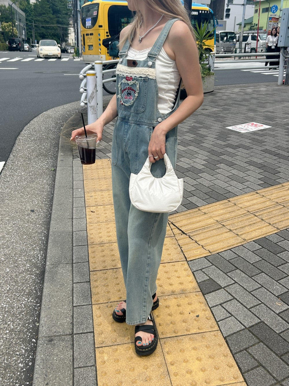 <SL2242644> ハートポケットサロペット
