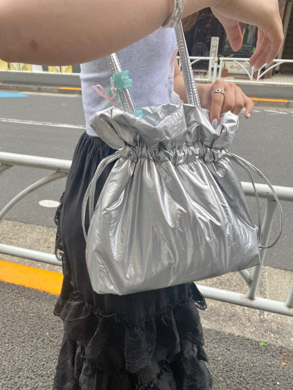 <SL1242601> くしゅくしゅバッグ