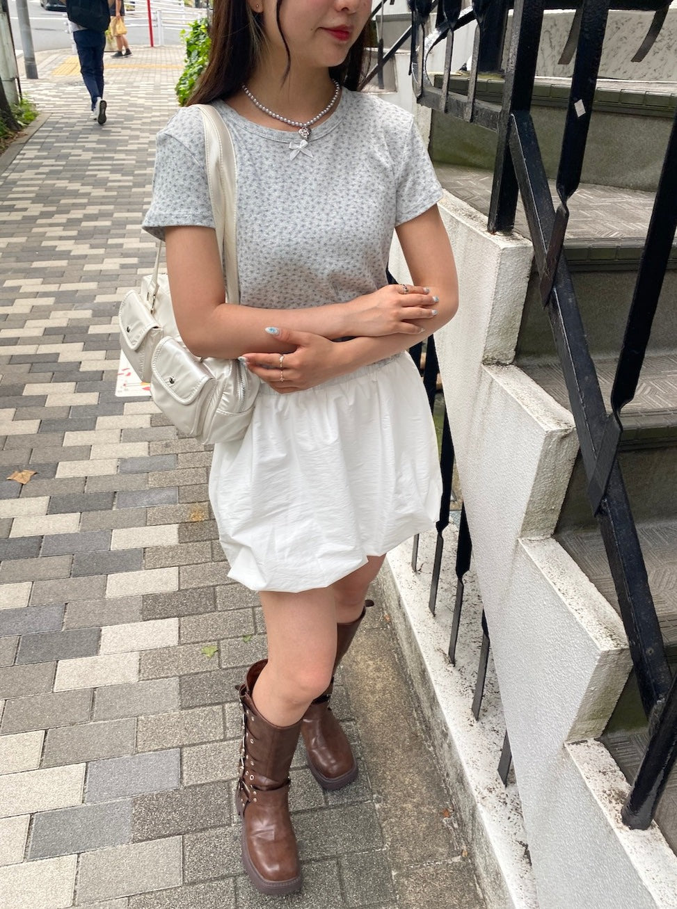 <SL2242614> romantic flower tee