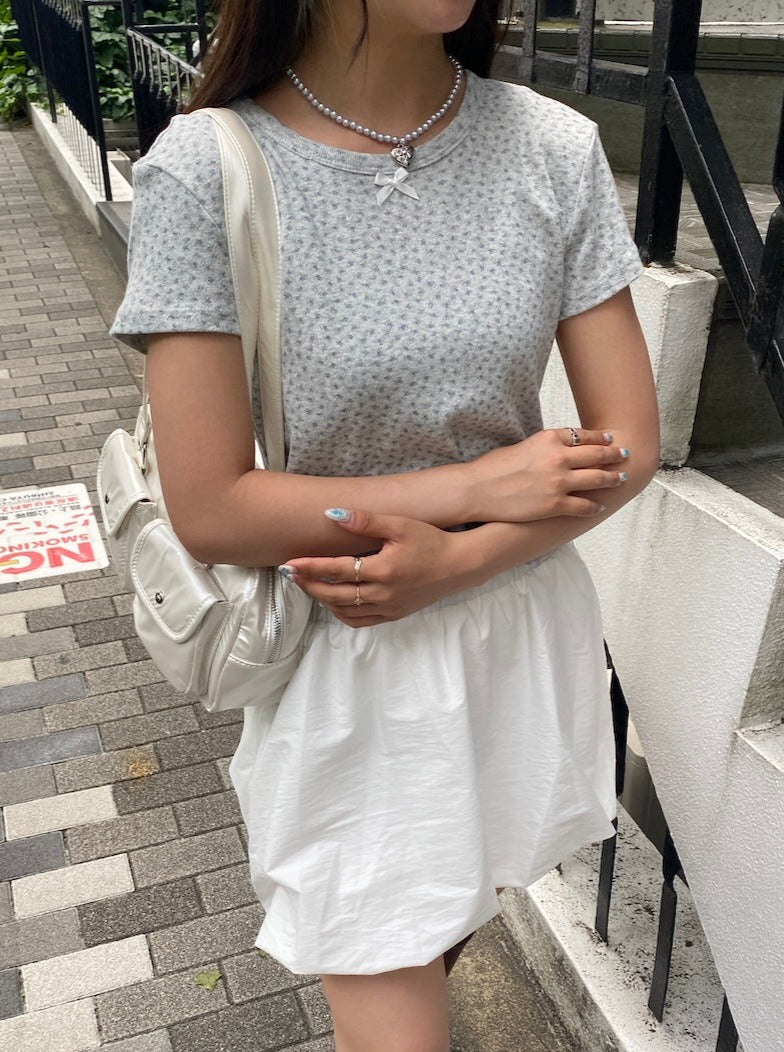 <SL2242614> romantic flower tee