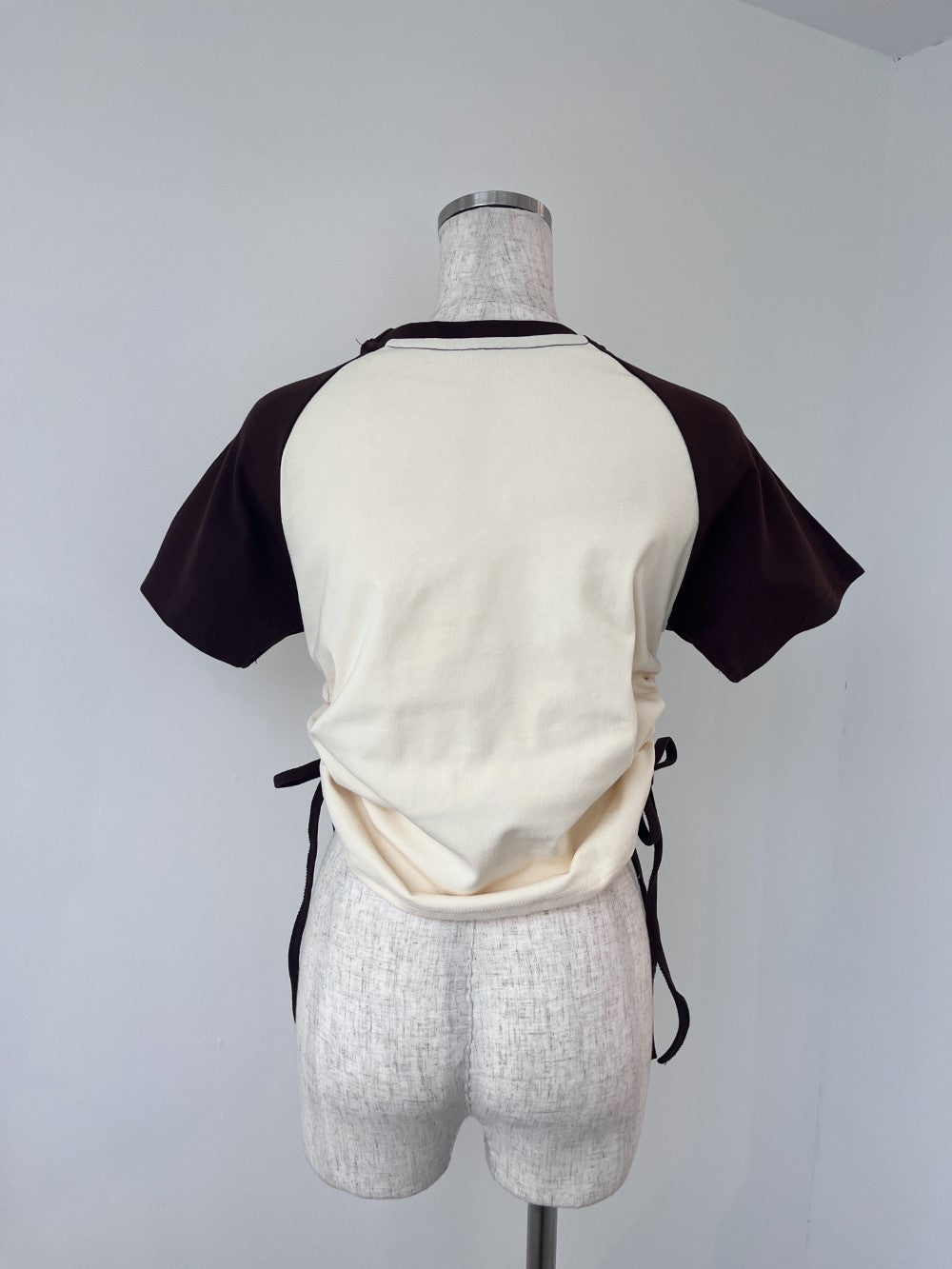 ※ラスト3点!<GR2242532> サイドギャザーラグランTシャツ