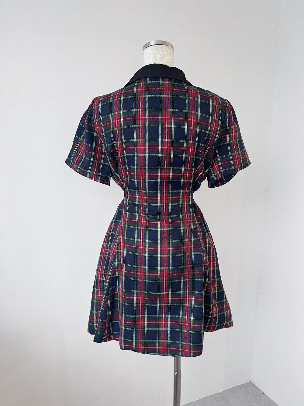 ※残りわずか! <GR2242537> チェックミニワンピース