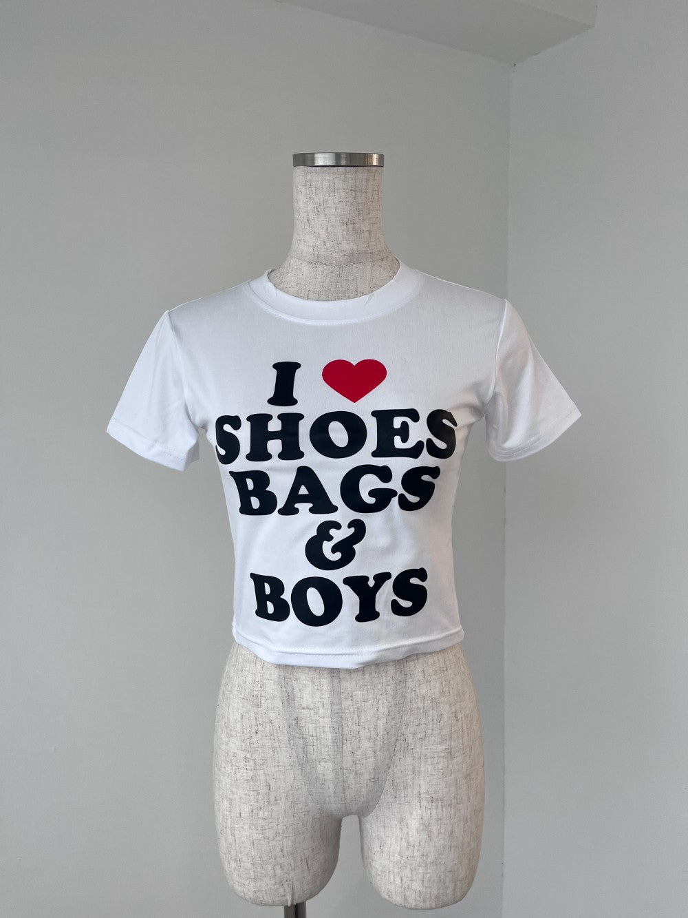 <LE2242926> ロゴクロップドTシャツ