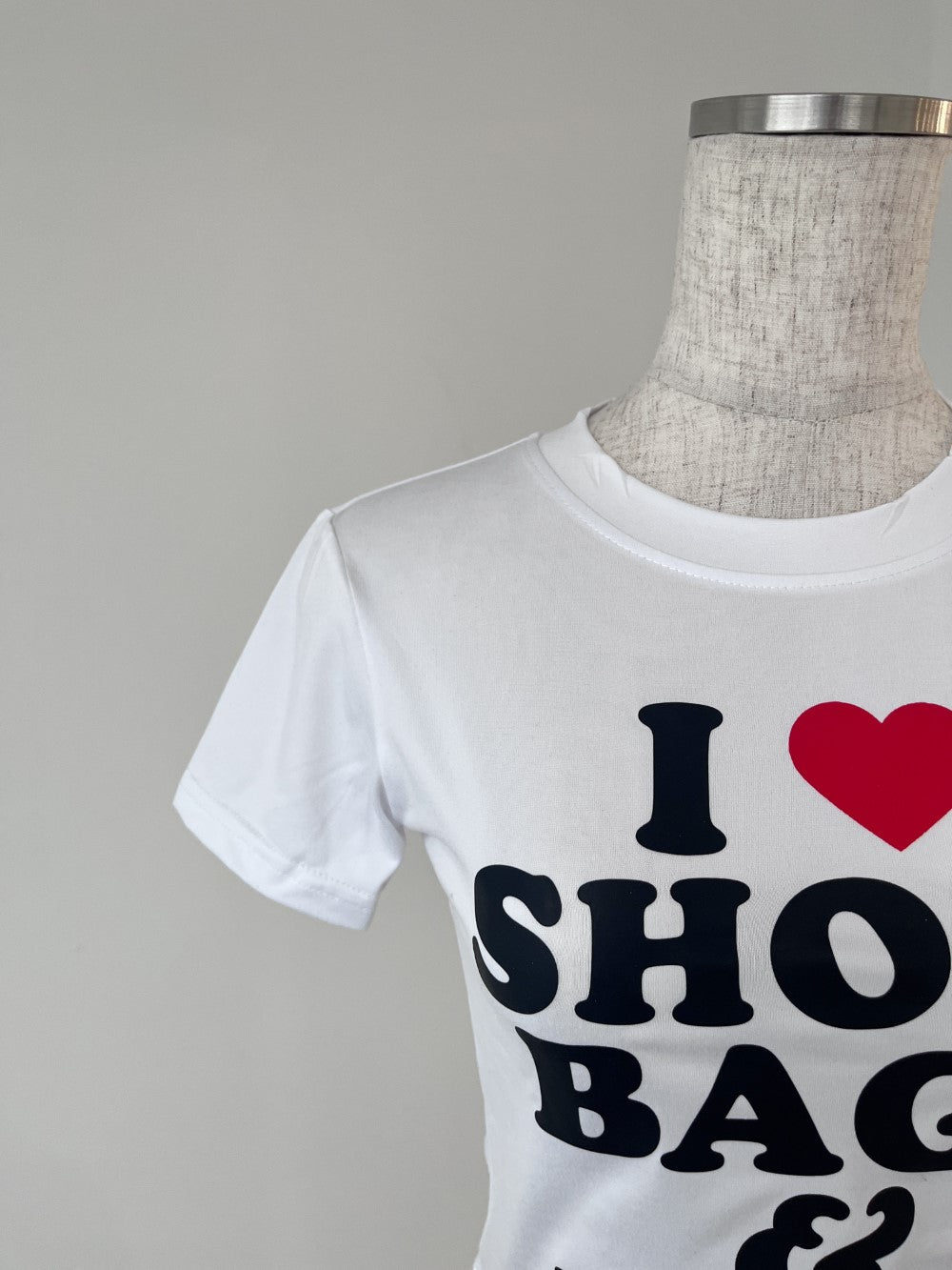 <LE2242926> ロゴクロップドTシャツ