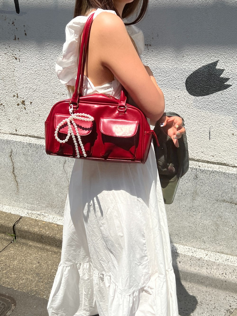 <SL1243601> ダブルポケットボストンバッグ