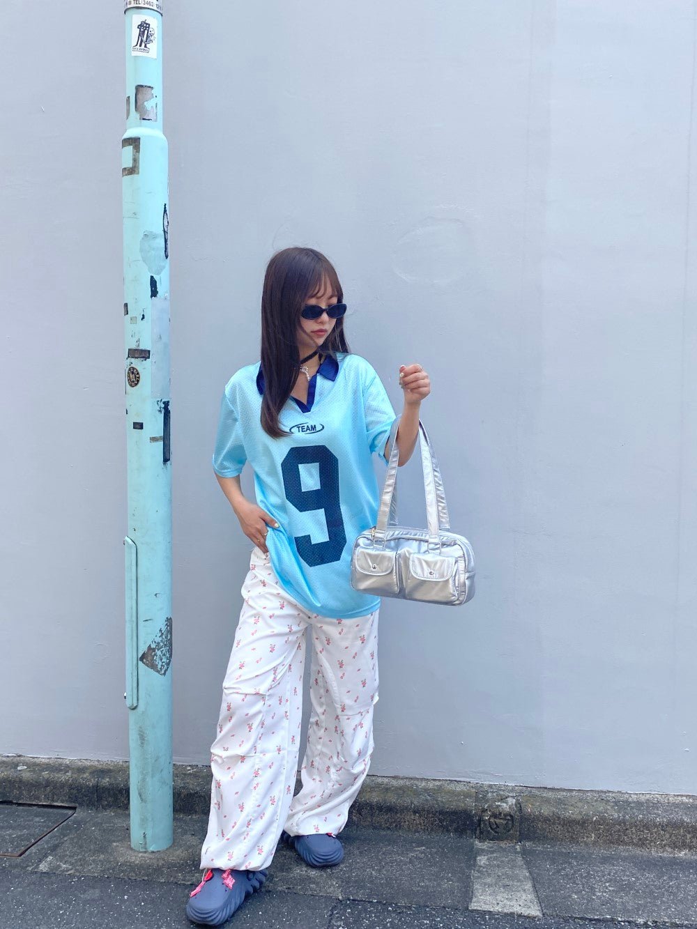 <SL2233644> フラワーカーゴパンツ