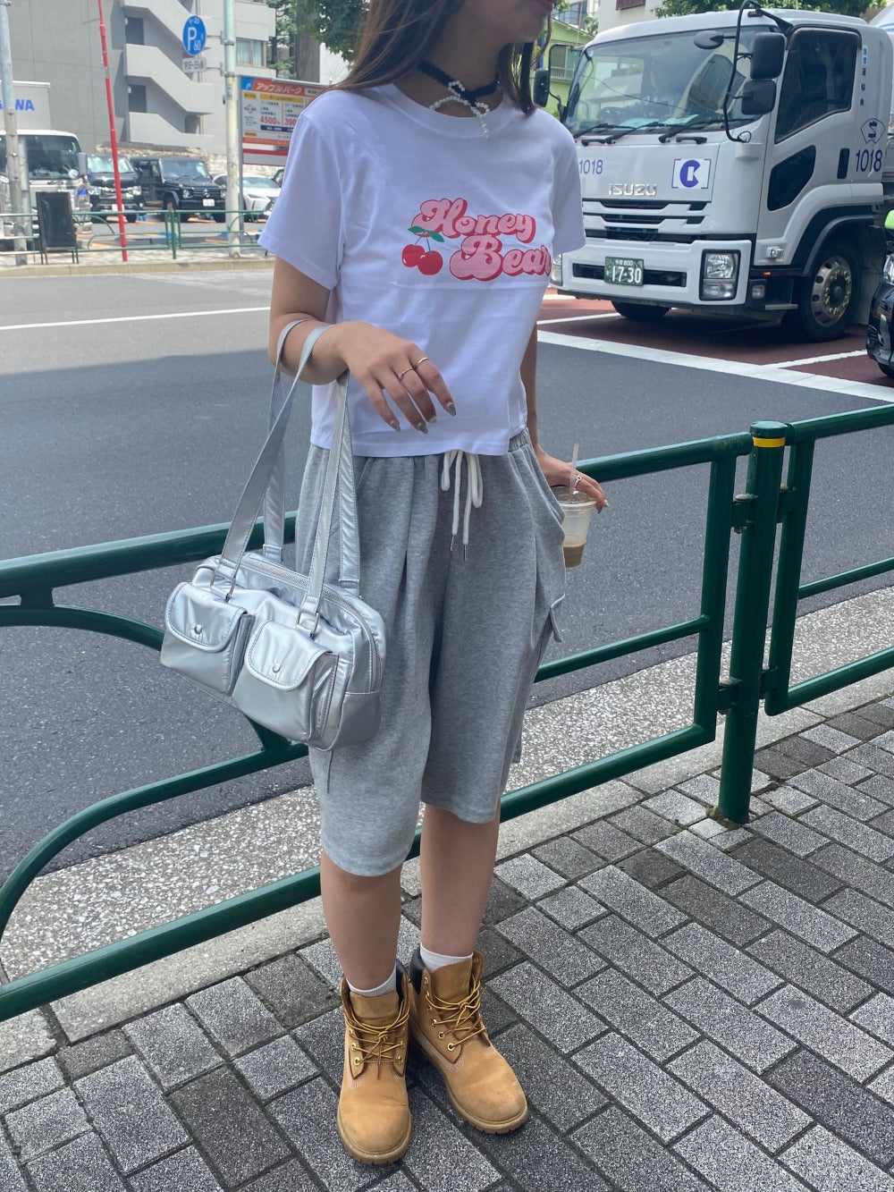 <SL2243609> スウェットバミューダパンツ