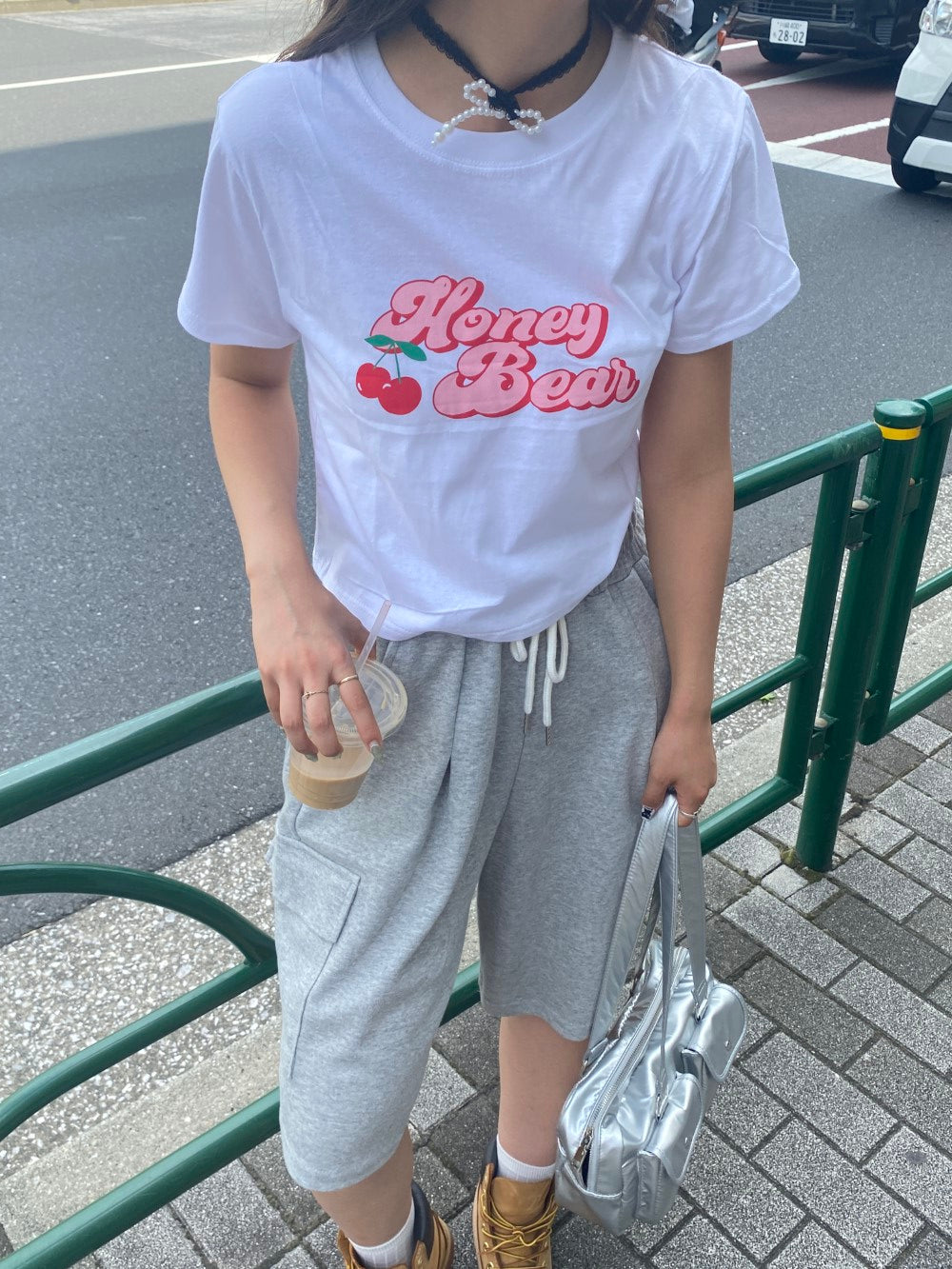 <SL2243609> スウェットバミューダパンツ
