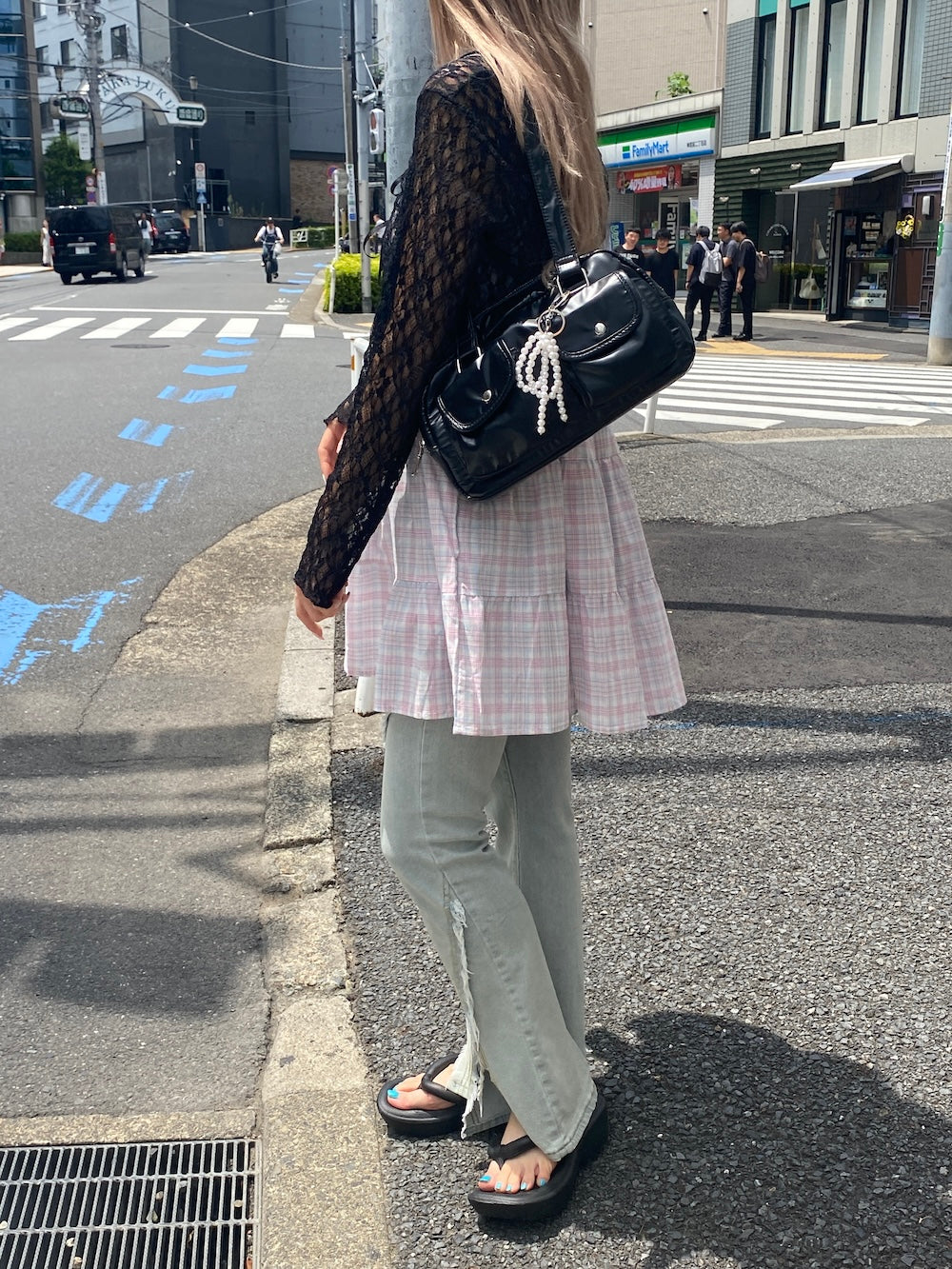 <SL2243608> レースリボンカーディガン