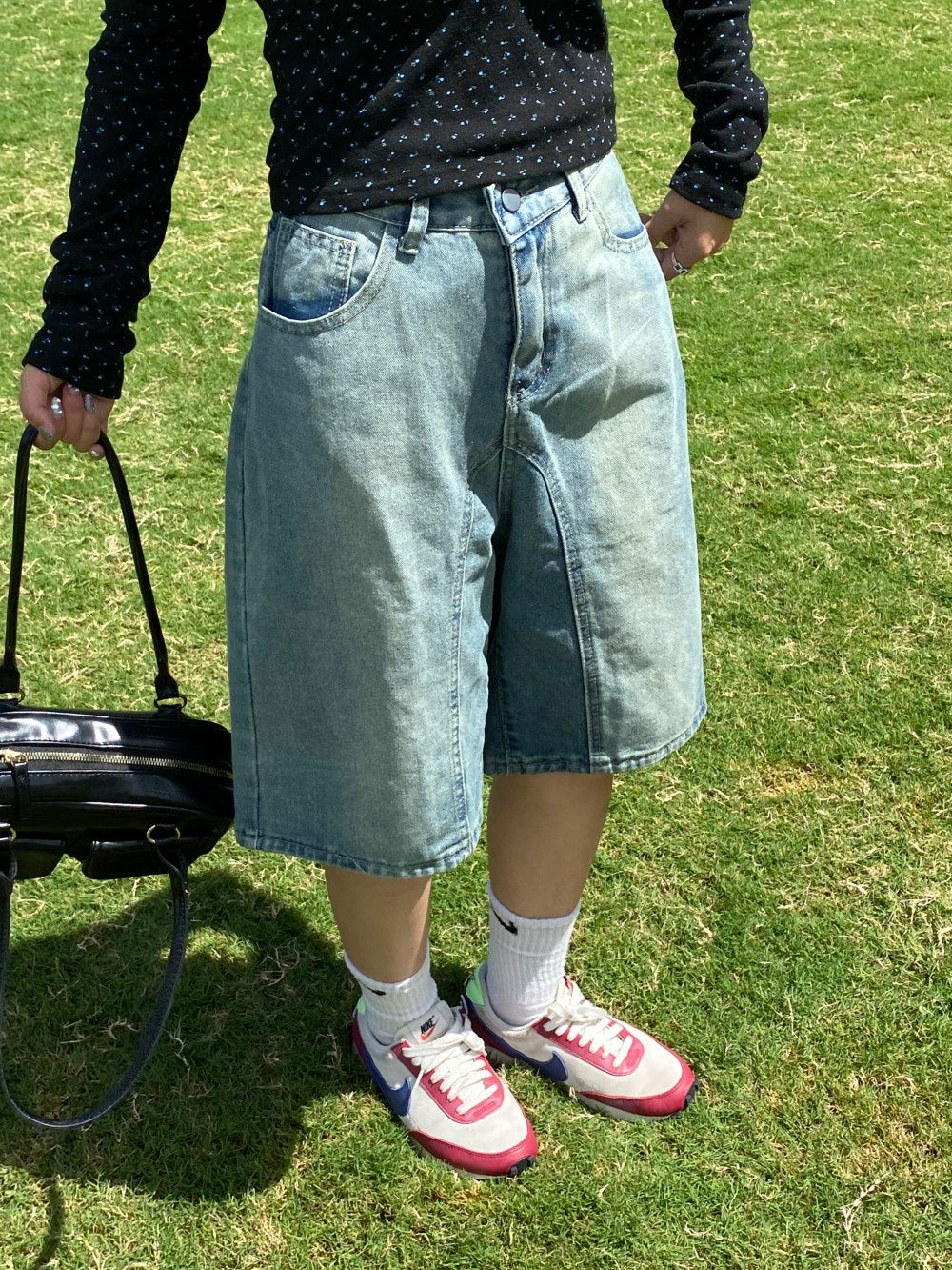 <SL2243610> バミューダデニムパンツ