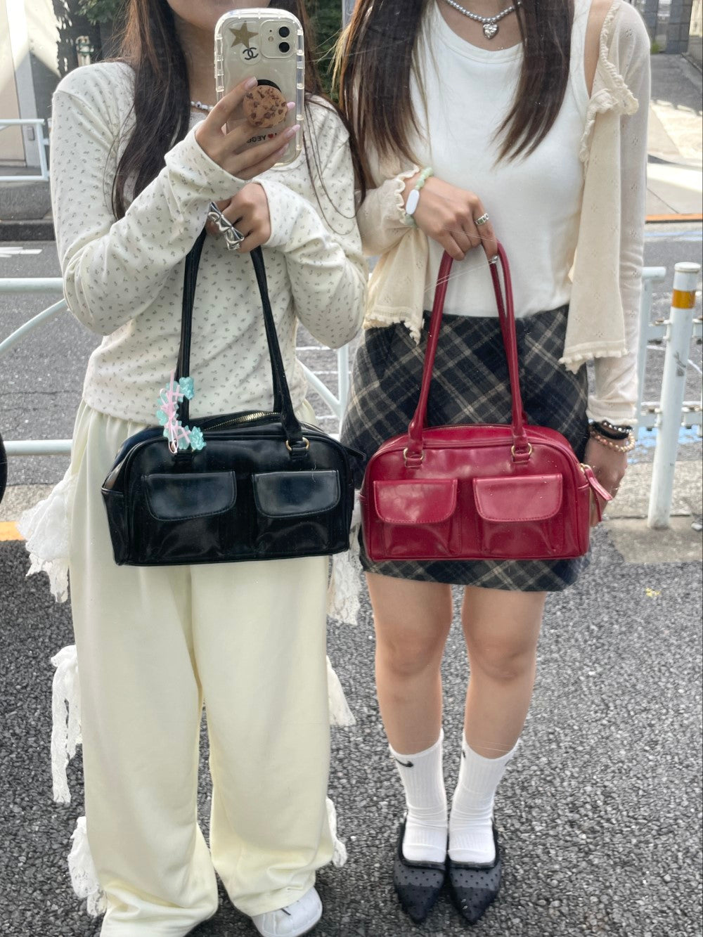 <SL1243601> ダブルポケットボストンバッグ