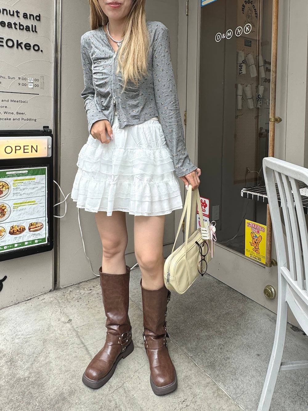 <SL2243631> ティアードミニスカート
