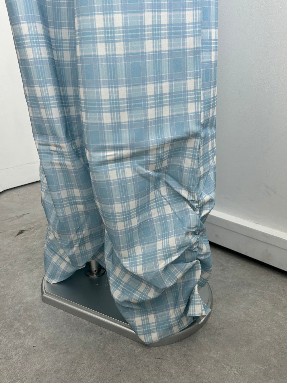 <SL2243634> レースリボン付きチェックパンツ