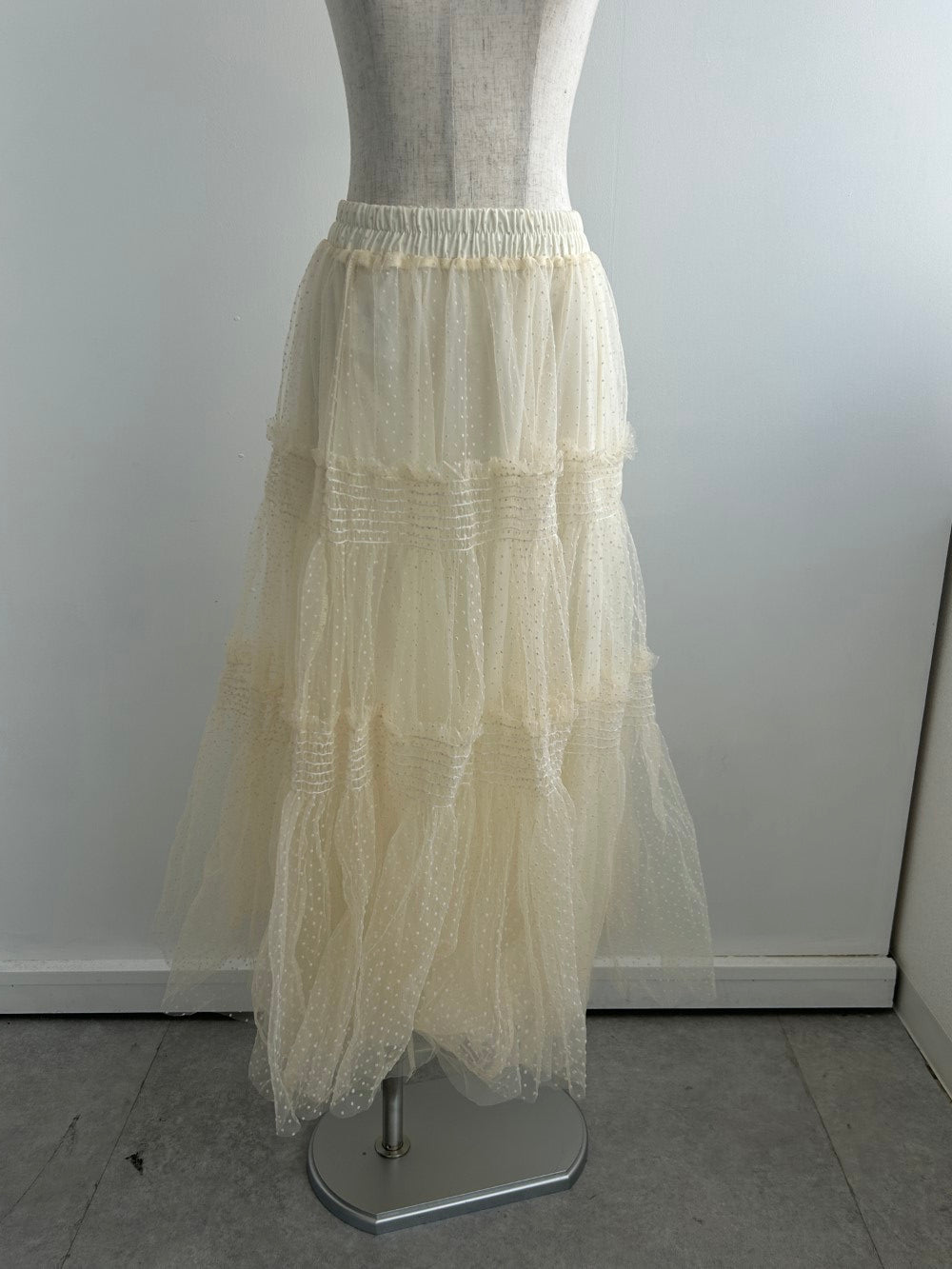 <SL2243630> ドットシフォンスカート