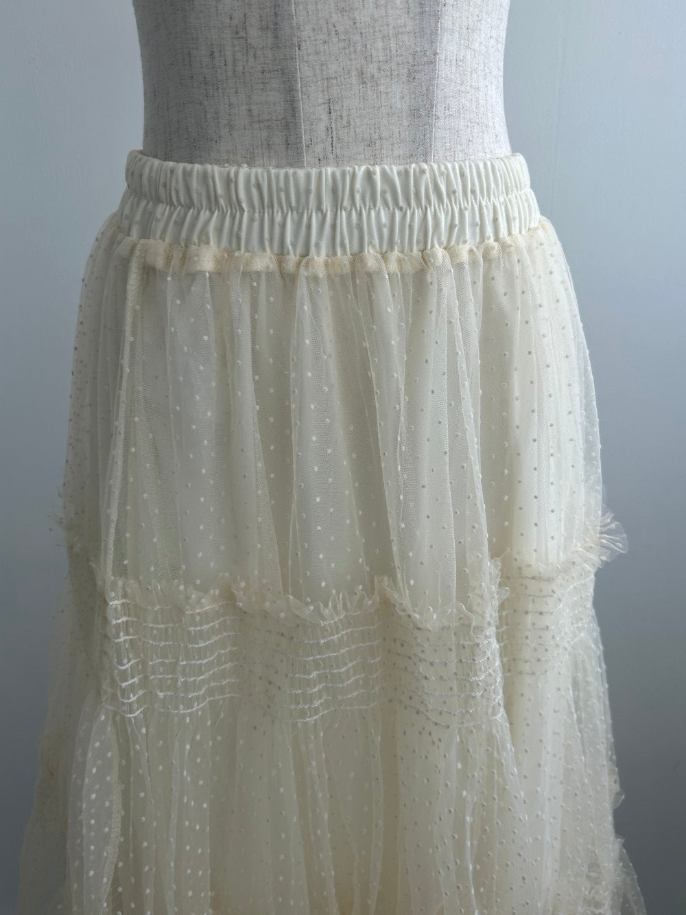 <SL2243630> ドットシフォンスカート
