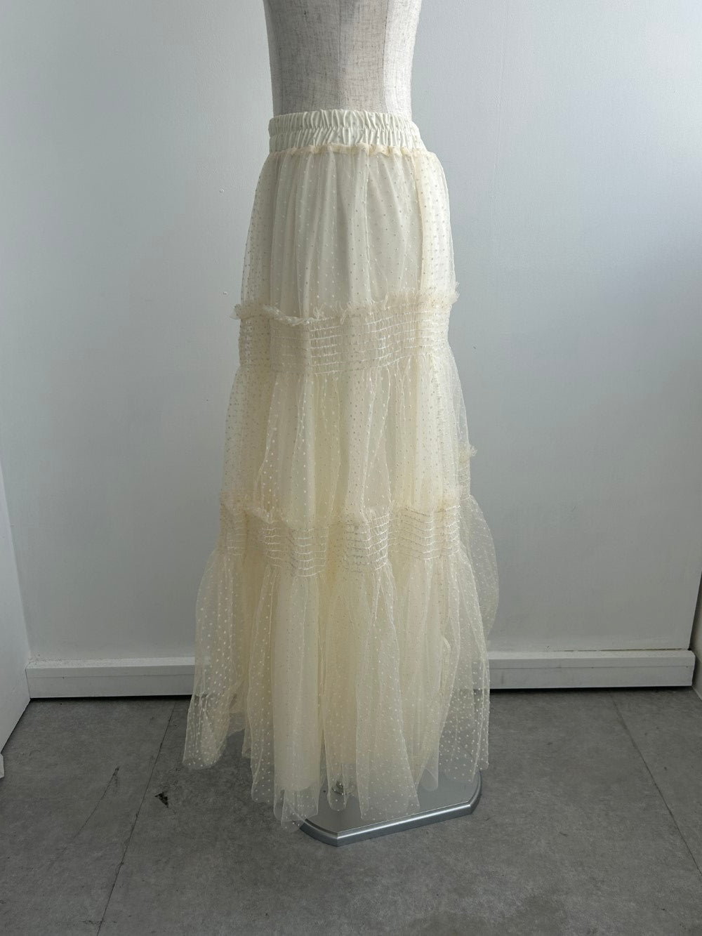 <SL2243630> ドットシフォンスカート