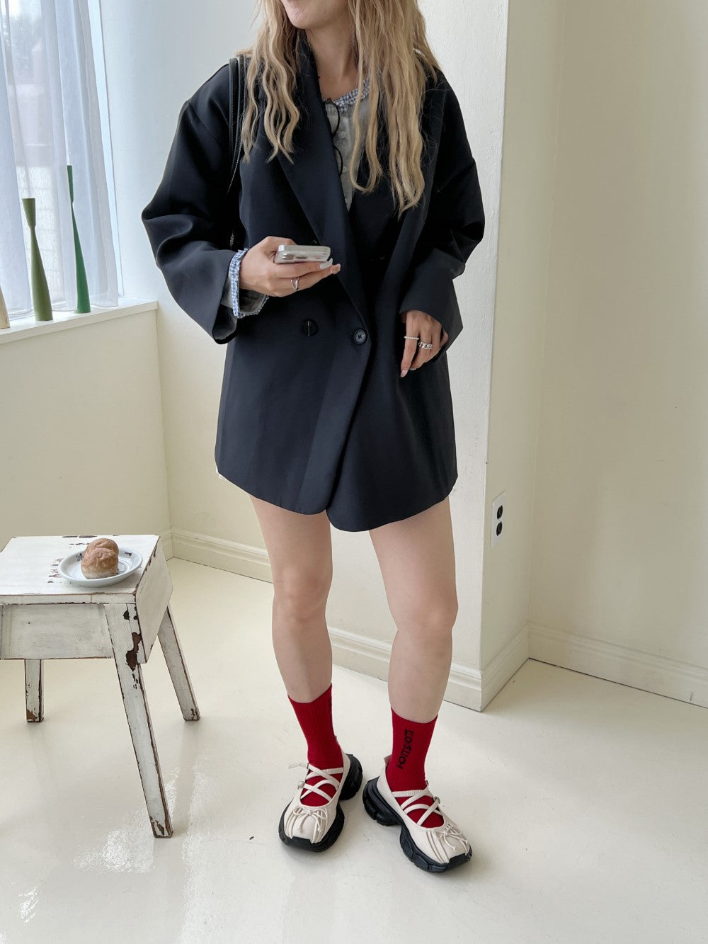 <SL2243659> ビッグシルエットシンプルジャケット