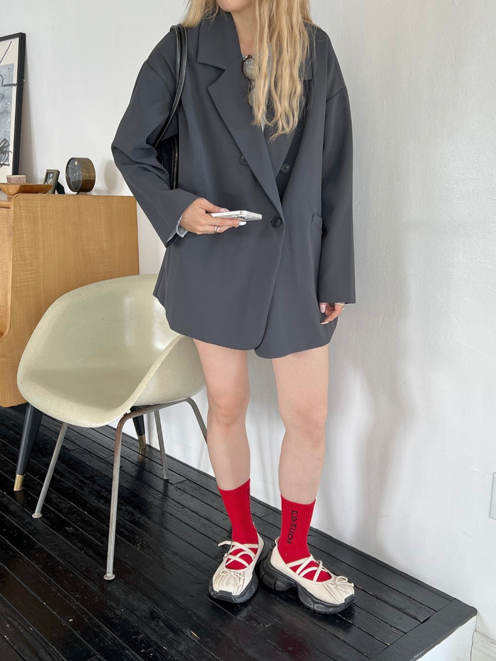 <SL2243659> ビッグシルエットシンプルジャケット