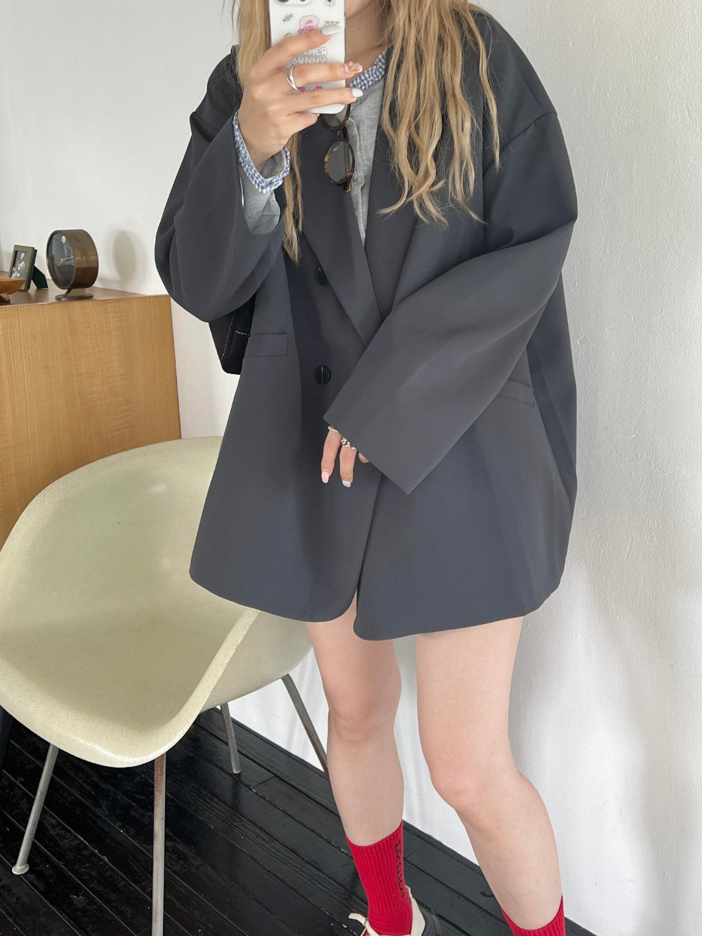 <SL2243659> ビッグシルエットシンプルジャケット