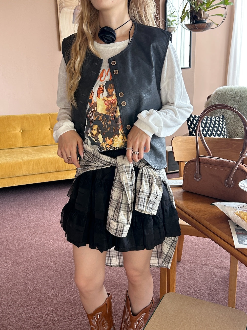 <SL2243631> ティアードミニスカート