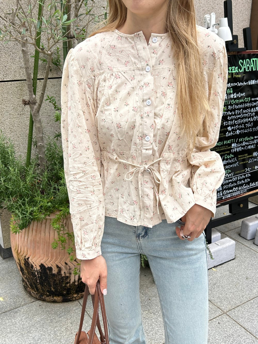 <SL2243667> vintage pastel flower tops