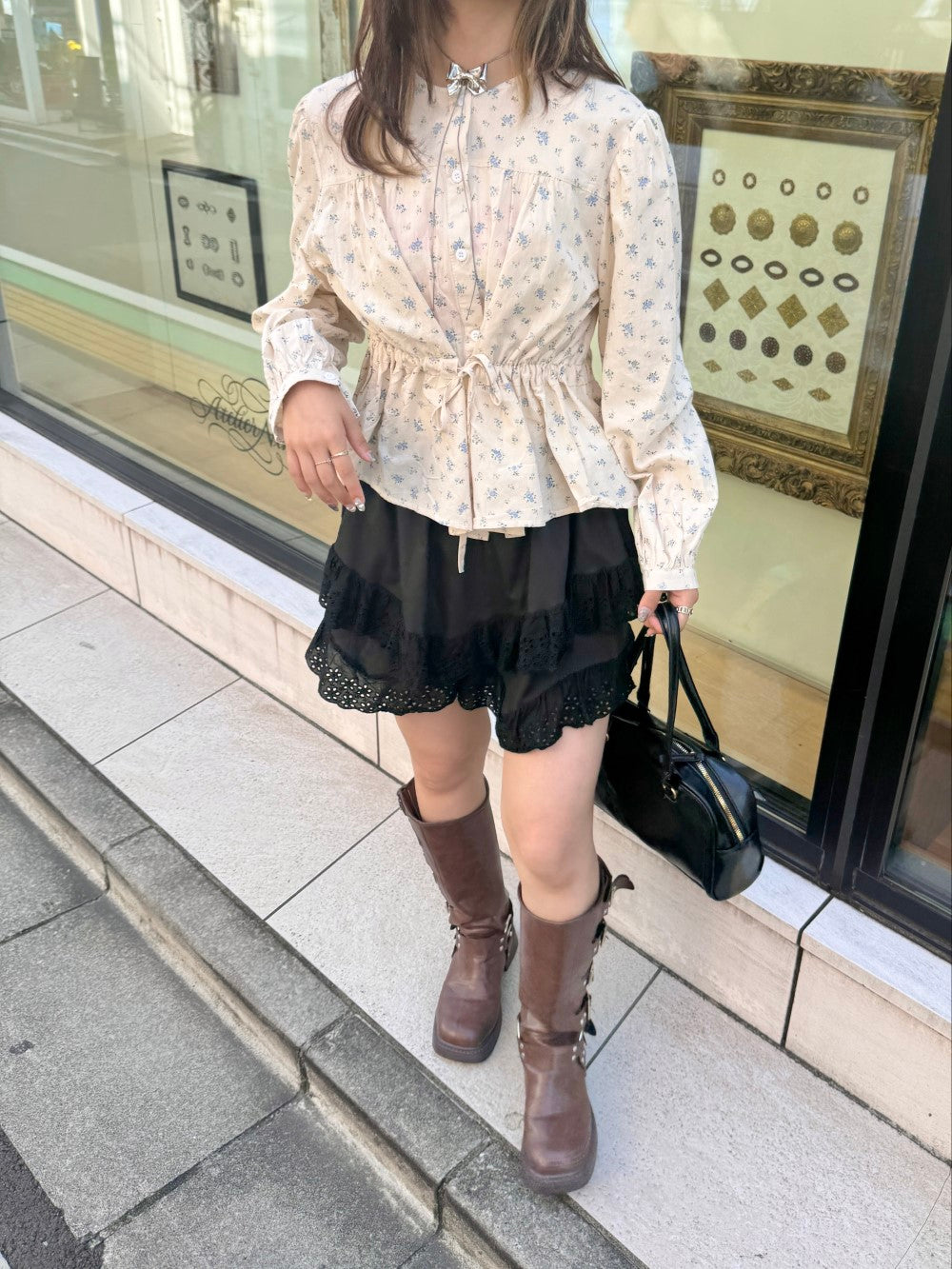 <SL2243667> vintage pastel flower tops