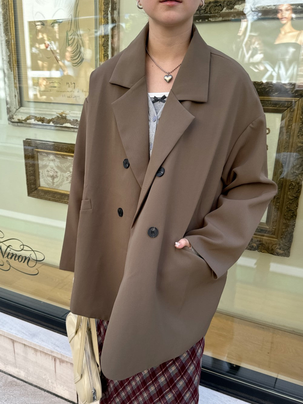 <SL2243659> ビッグシルエットシンプルジャケット