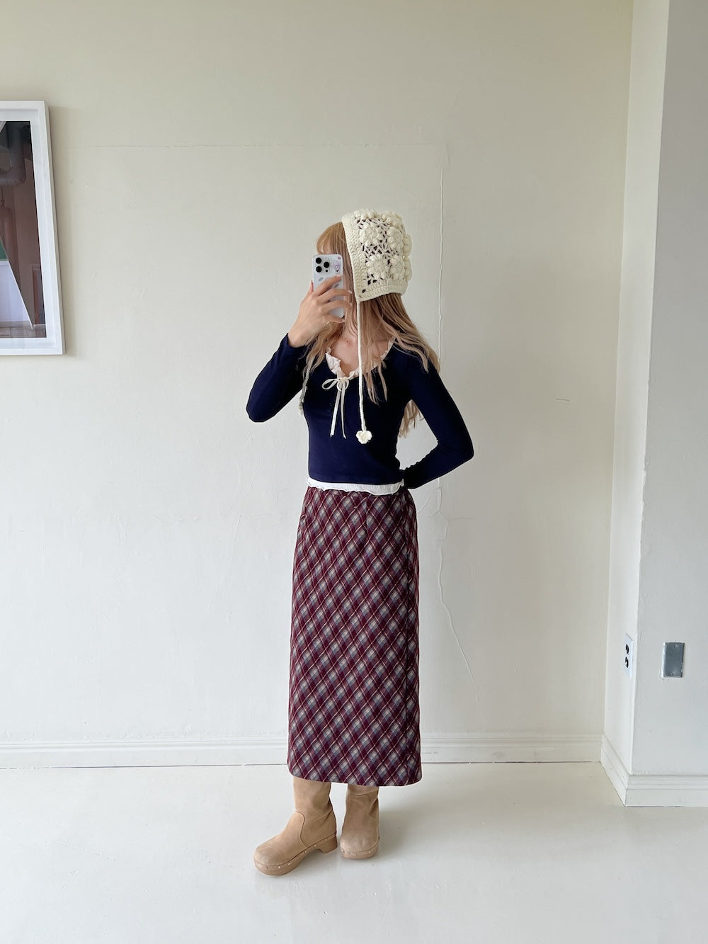 <SL5243603> バブーシュカニット帽