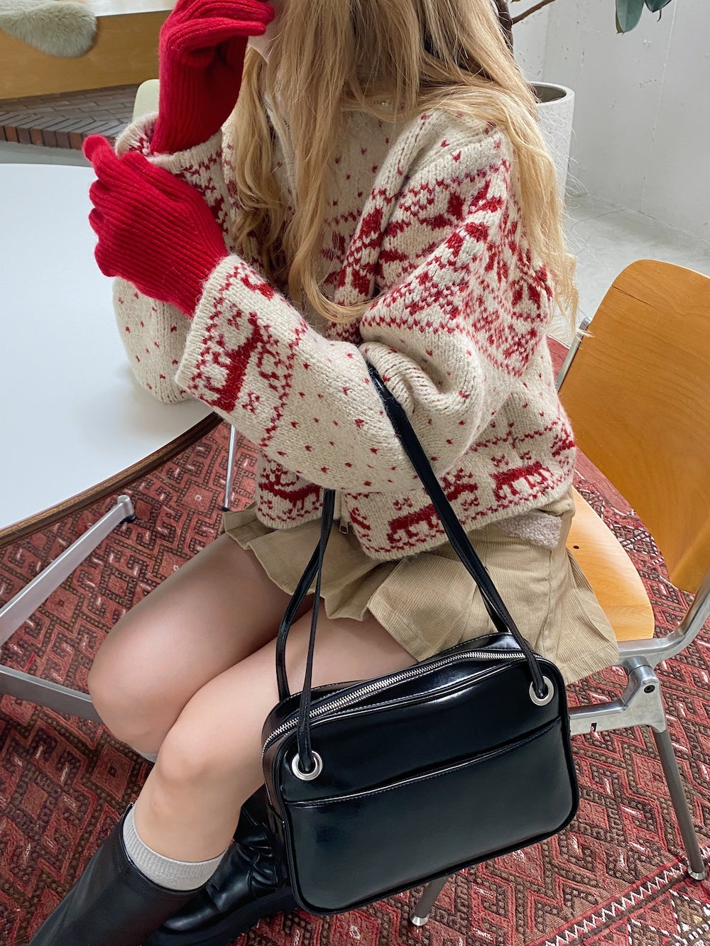 <SL1244601> スクールガールボストンバッグ