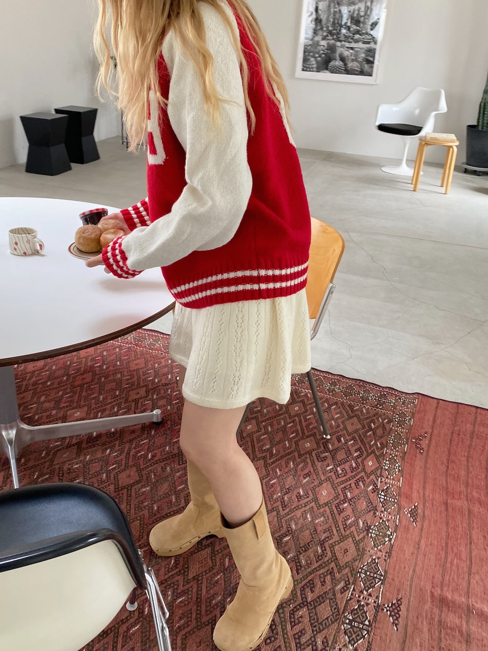<SL2244621> スクールジップカーディガン