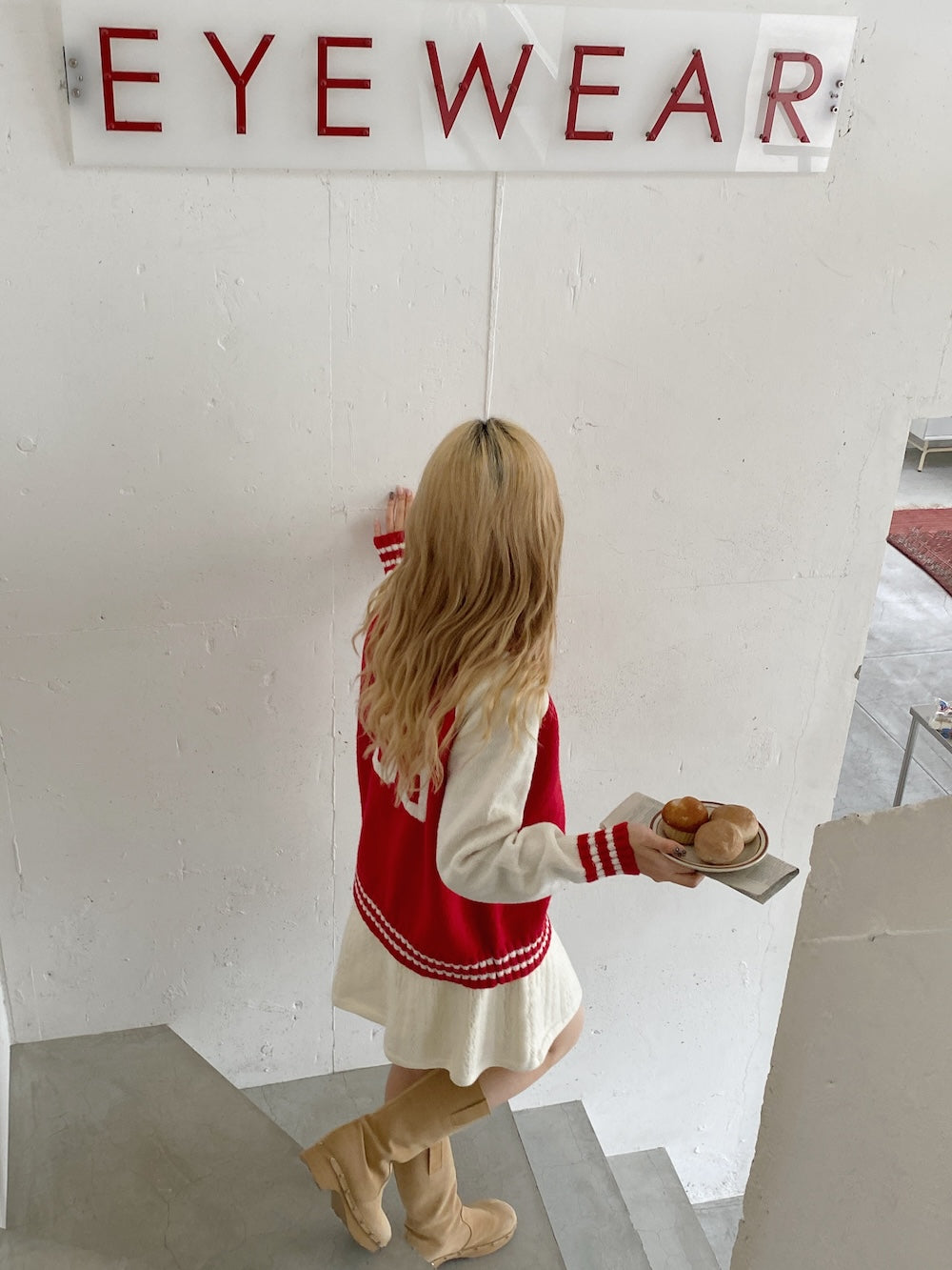 <SL2244621> スクールジップカーディガン