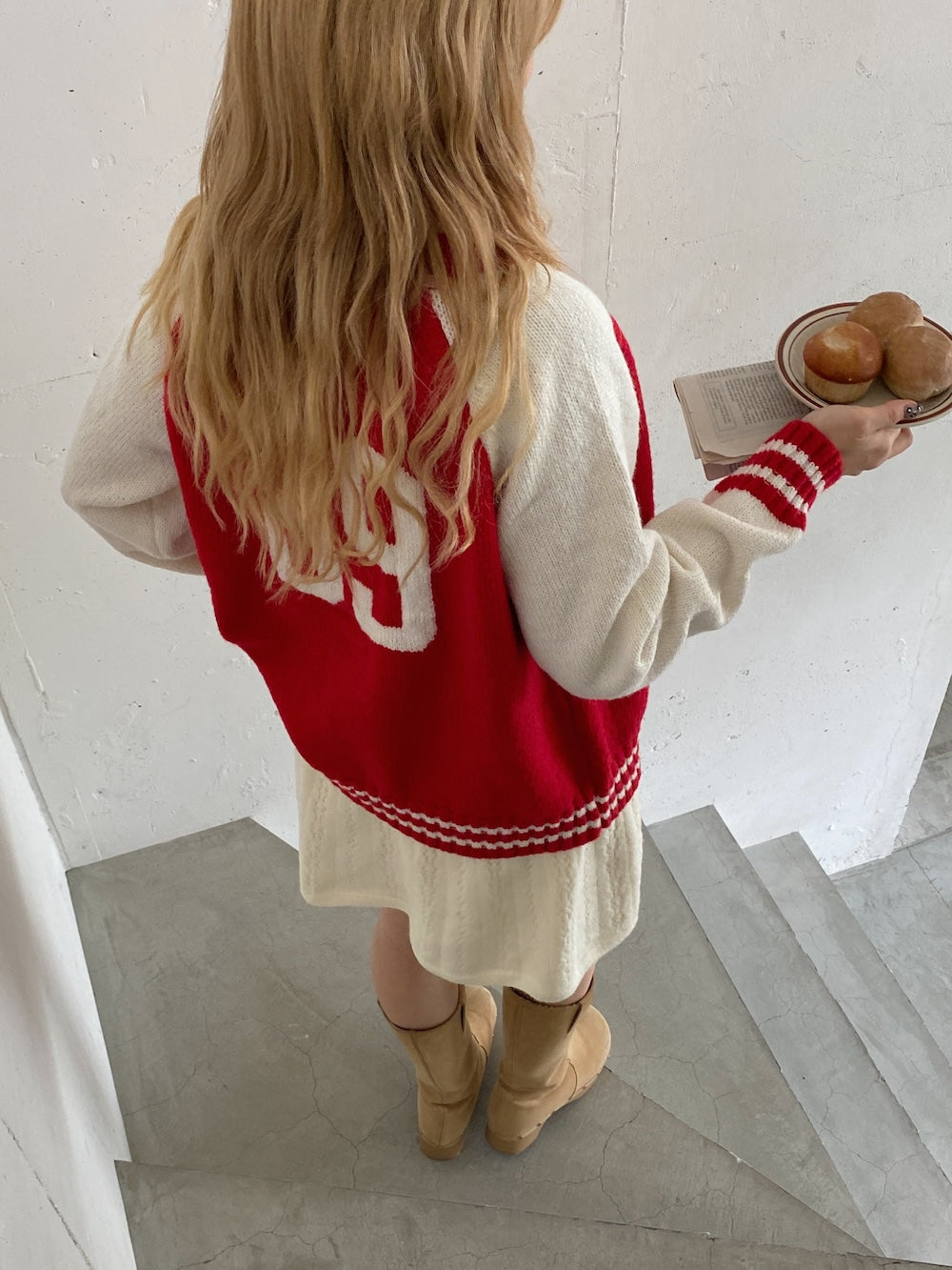 <SL2244621> スクールジップカーディガン