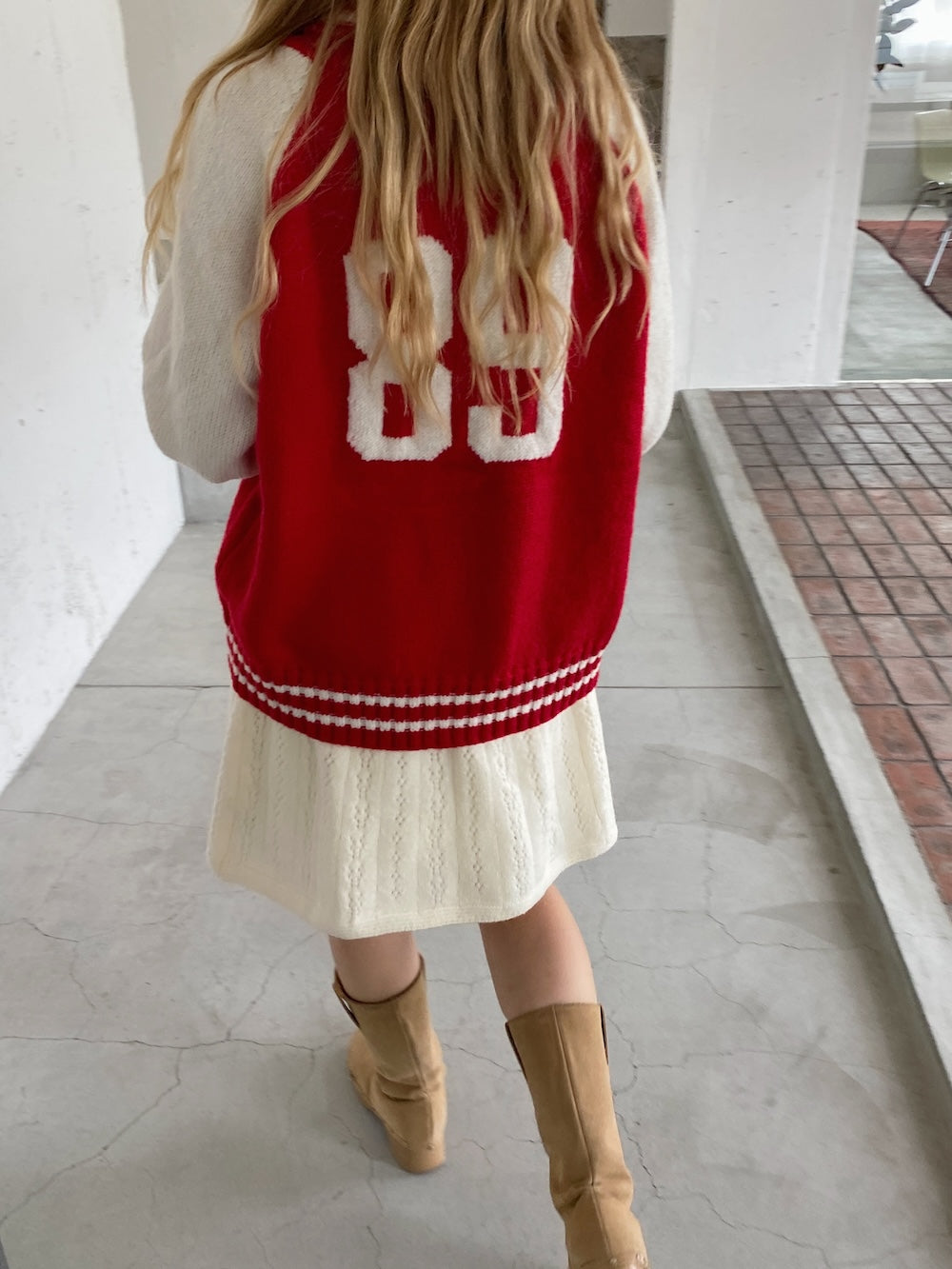 <SL2244621> スクールジップカーディガン