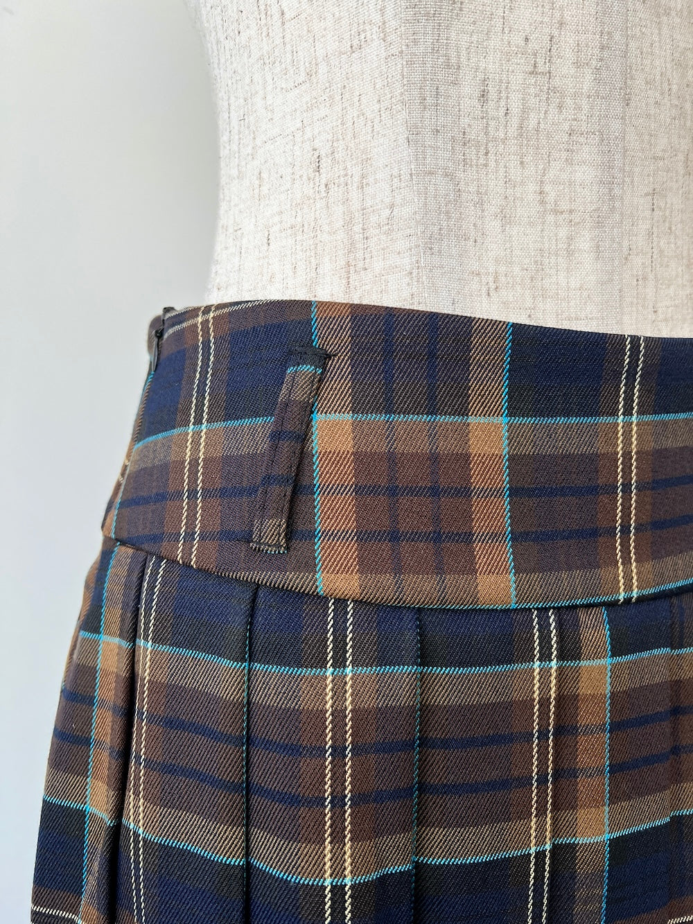 <SL2244656> ロングチェックプリーツスカート