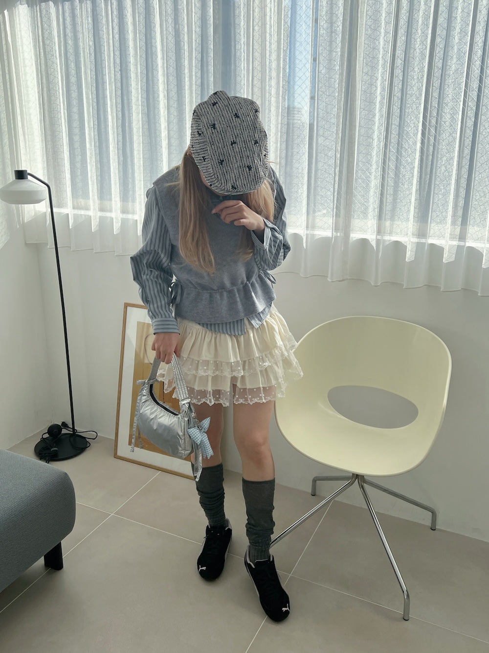<SL5251601> リボンストライプハンチング