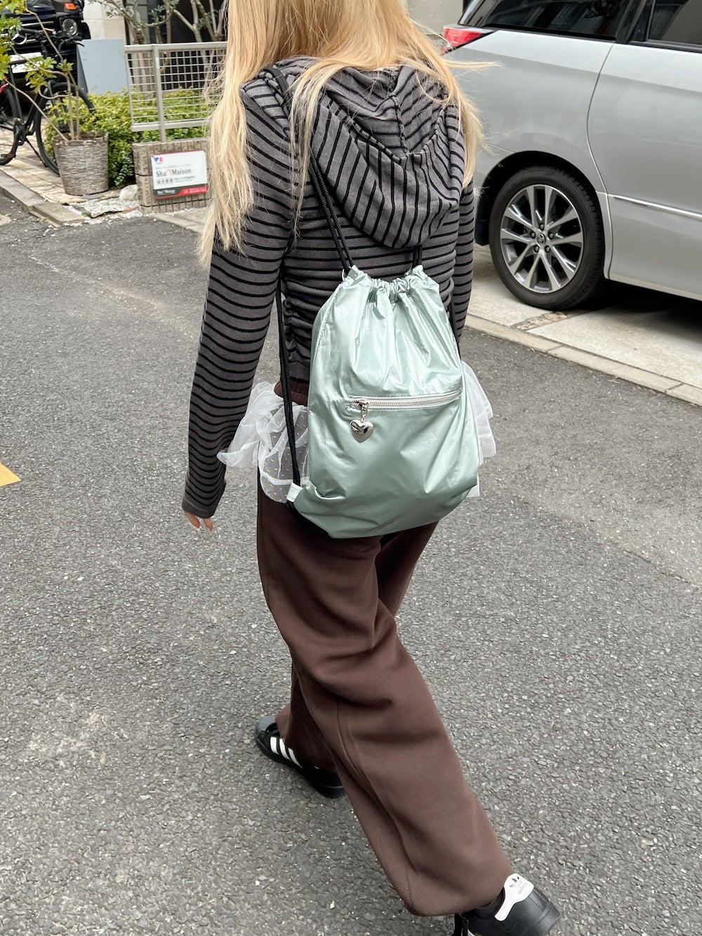 <SL2251652> レースフリルスウェットパンツ