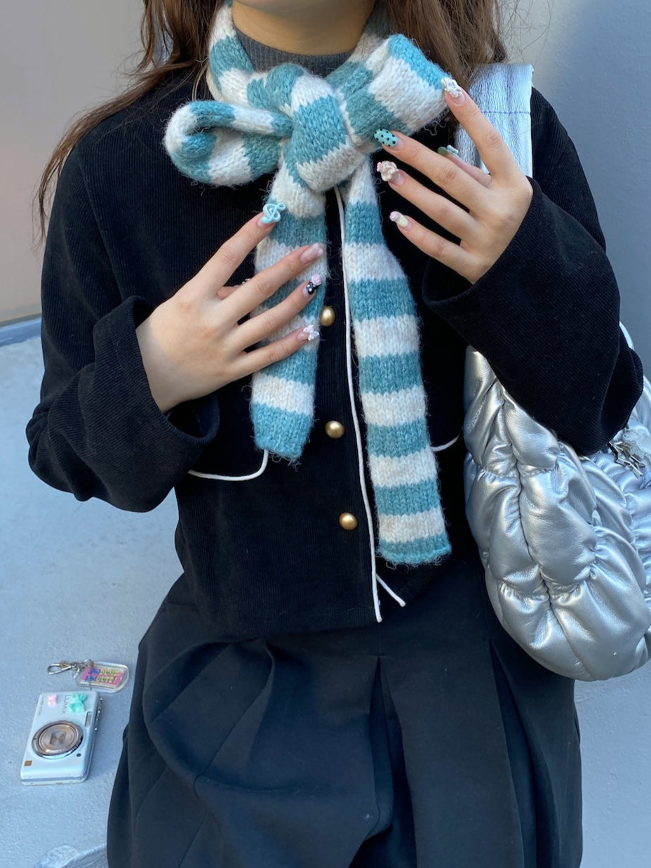 <SL4244605> ボーダーニットタイ