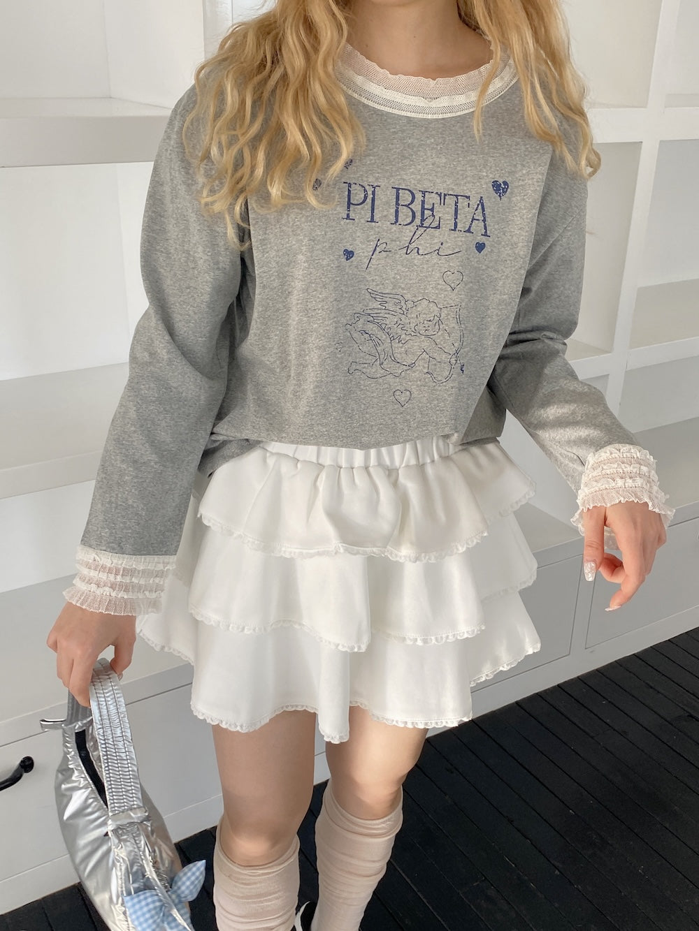 <SL2244654> レースヘムエンジェルロンT