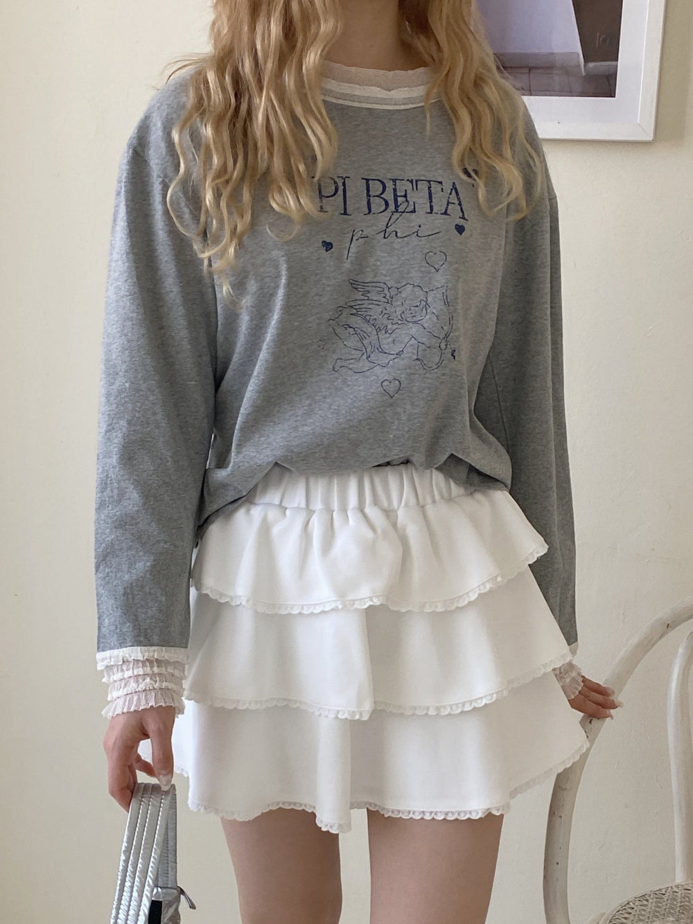 <SL2244654> レースヘムエンジェルロンT