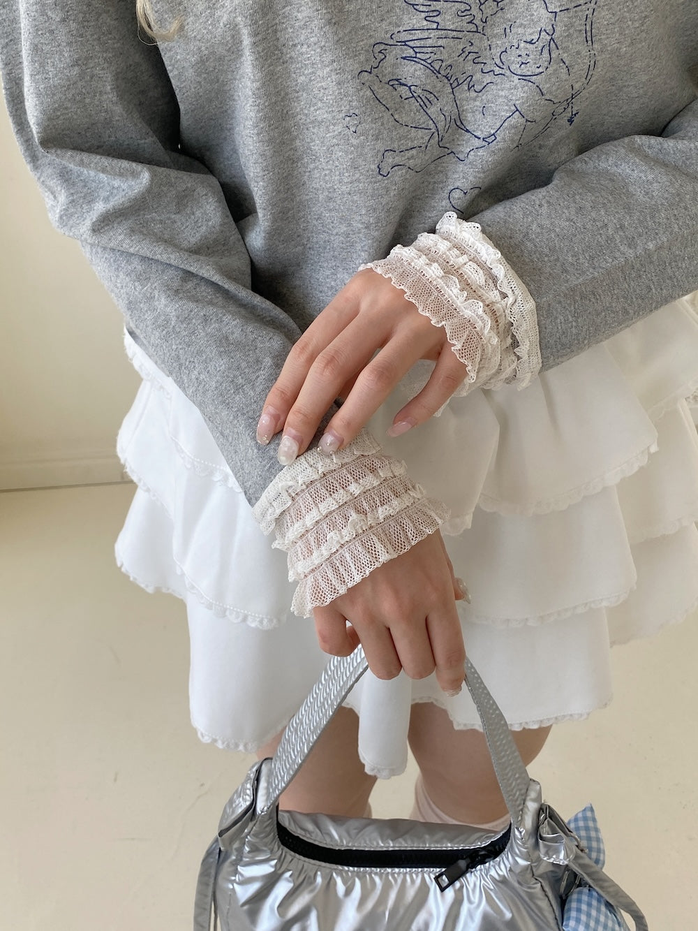 <SL2244654> レースヘムエンジェルロンT