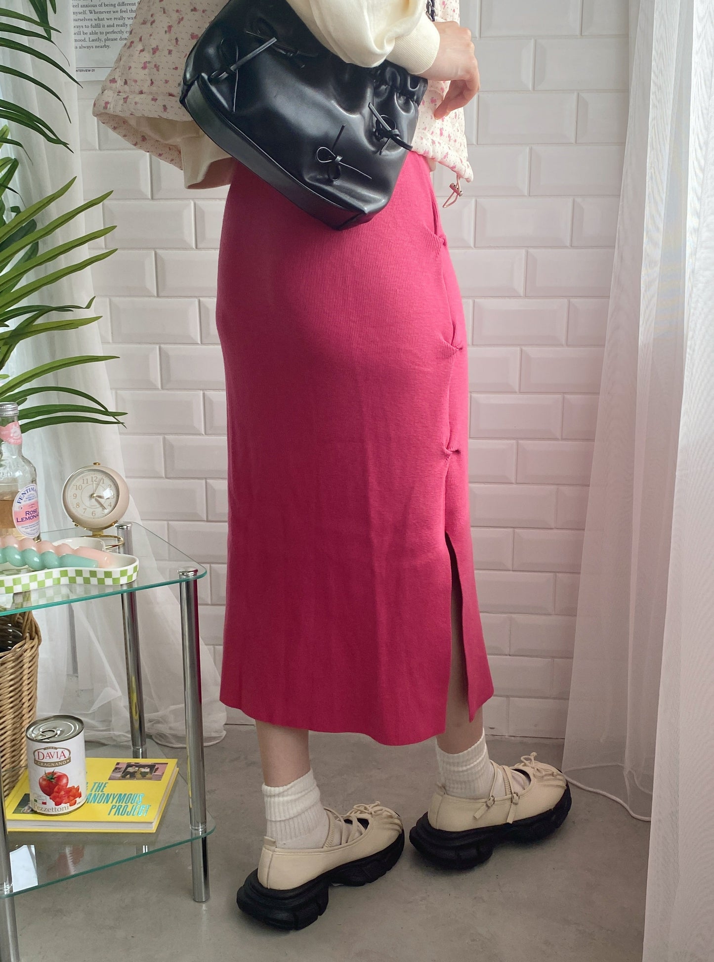 <SL2234603> ツイストニットスカート