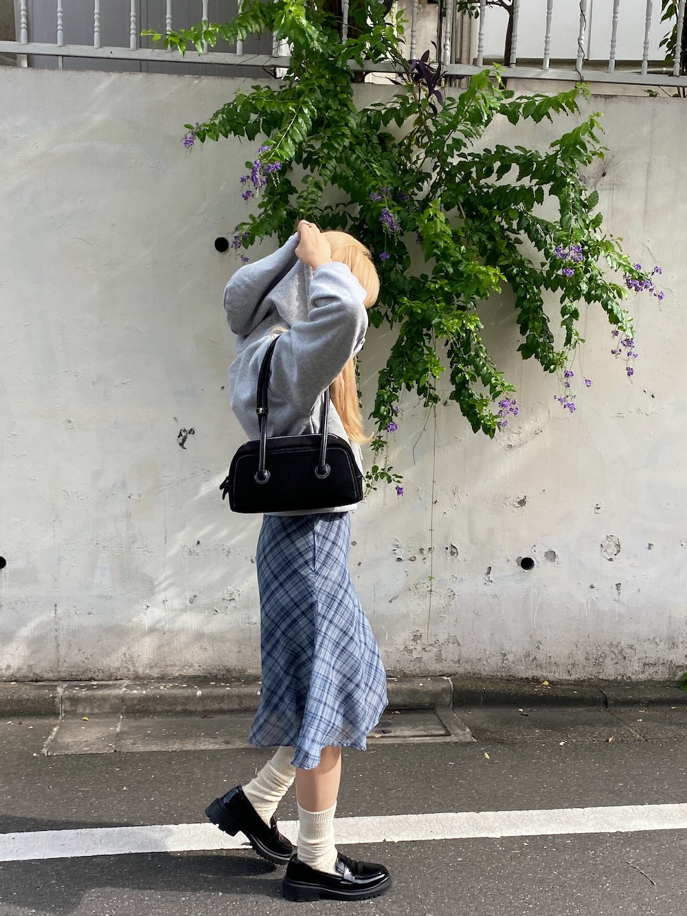 <SL2244669> 裏起毛リボンポイントフーディー