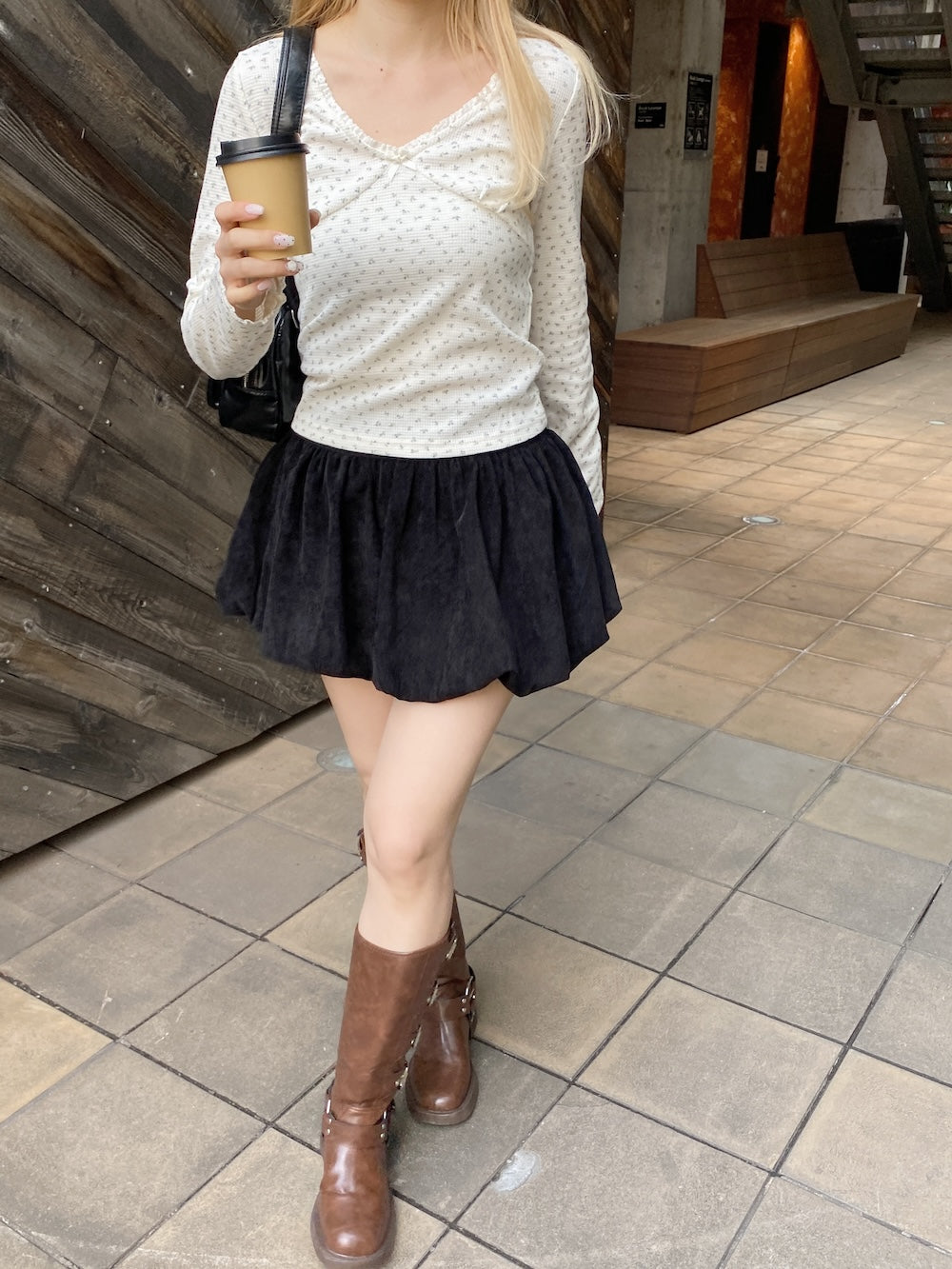 <SL2244659> コーデュロイバルーンスカート