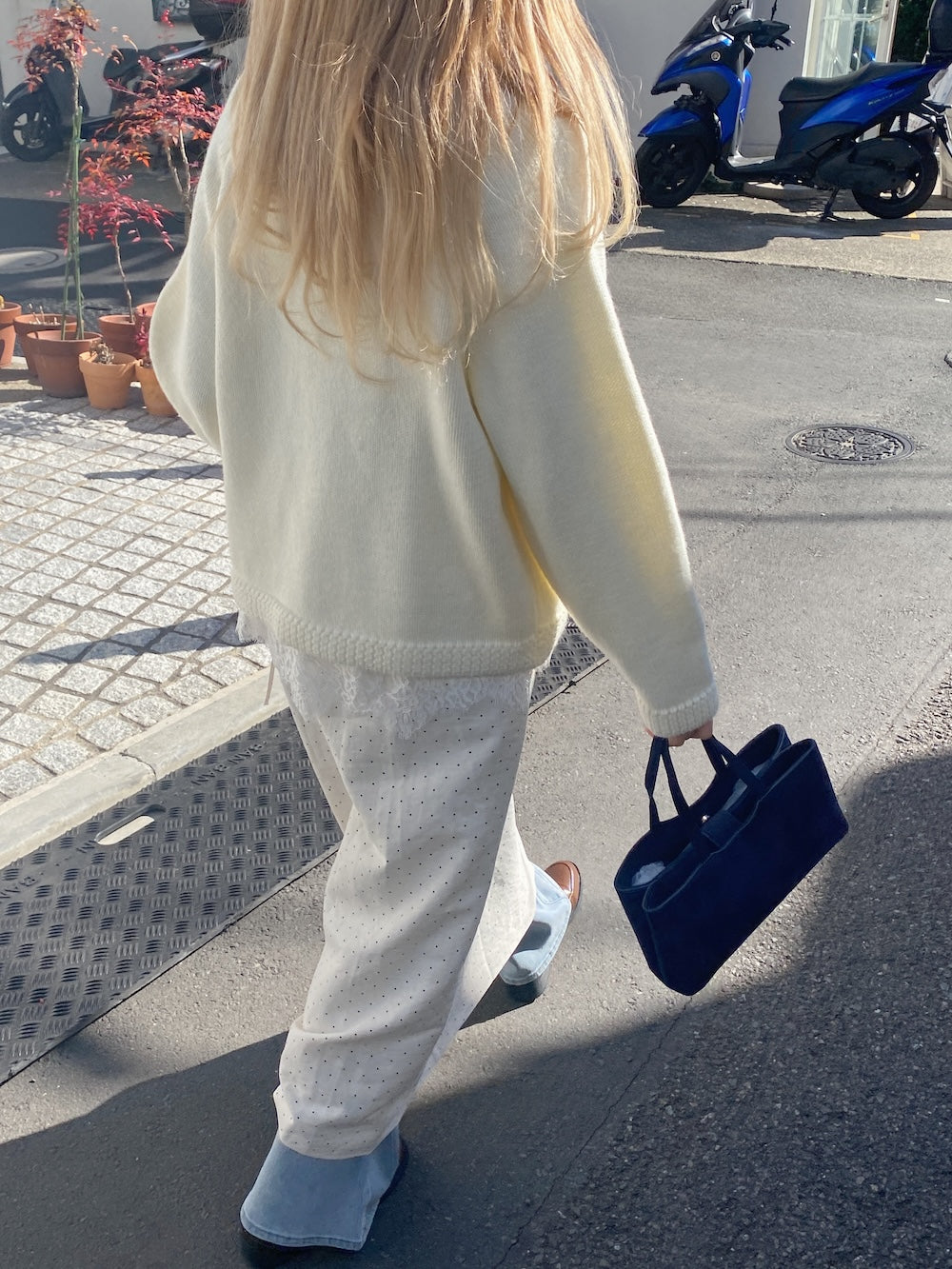 <SL2244641> ラウンドネックニットカーディガン
