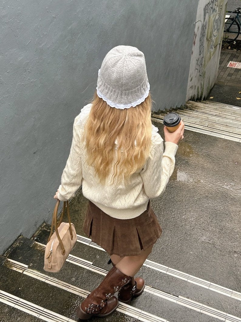 <SL5243601> フリルヘムバケットハット