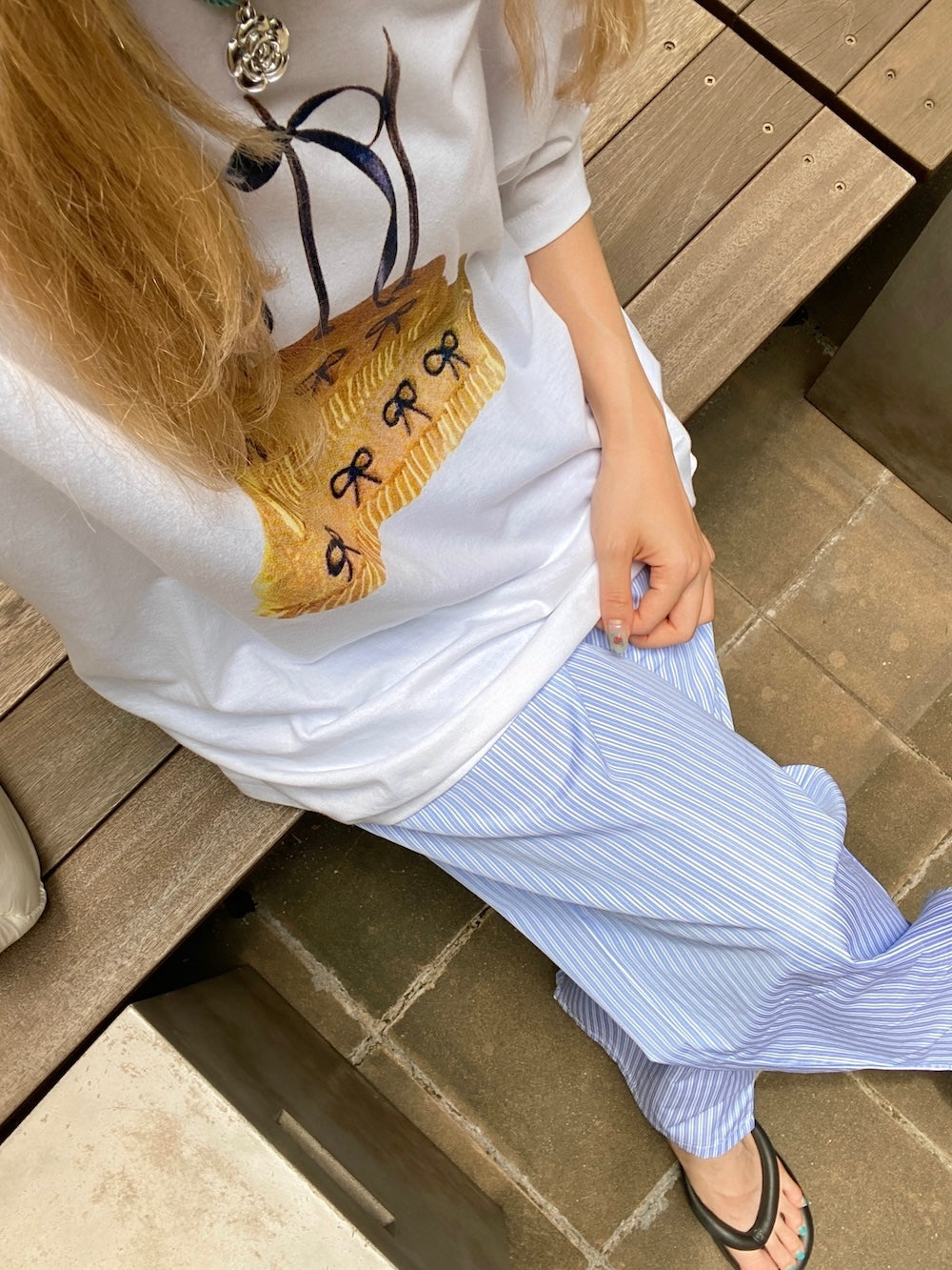 <SL2242612> ストライプパンツ